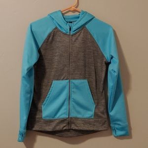 HEAD 14/16 GIRLS ATHLETIC ZIP FRONT HOODIE